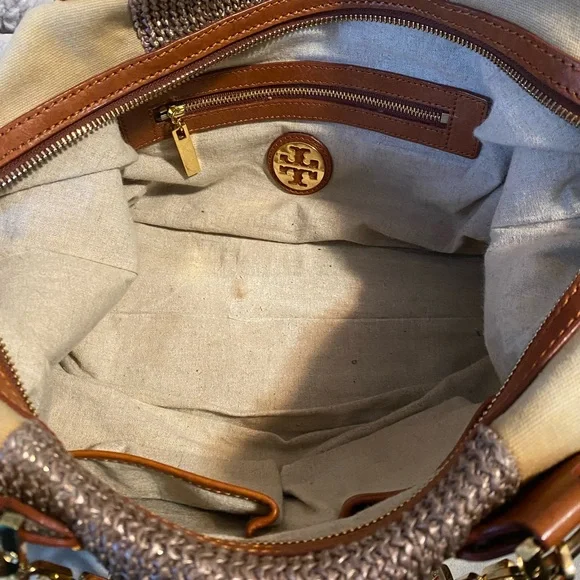 Canvas & Leather Chain Bag - Picture 8 of 8